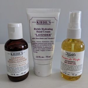 NEW Kiehl's Face Wash, Hand Cream, & Body Oil